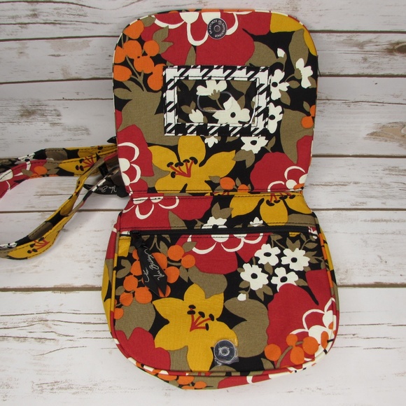 Vera Bradley Bittersweet Little Flap Hipster Cross - Picture 2 of 7
